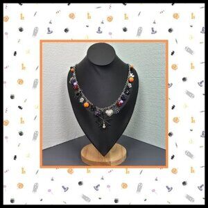 🎃 Long Halloween-themed Charm Necklace (NWOT)‎